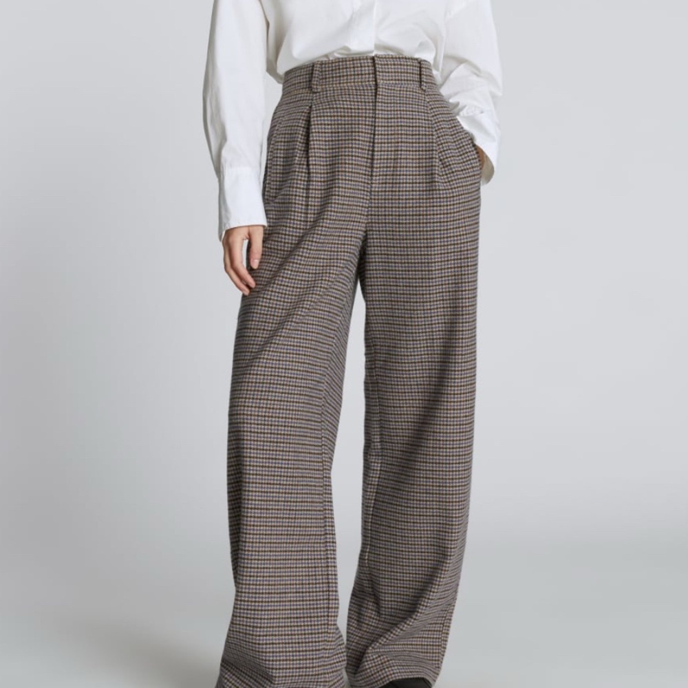 NWOT Everlane THE REWOOL® WAY-HIGH DRAPE PANT sz 6